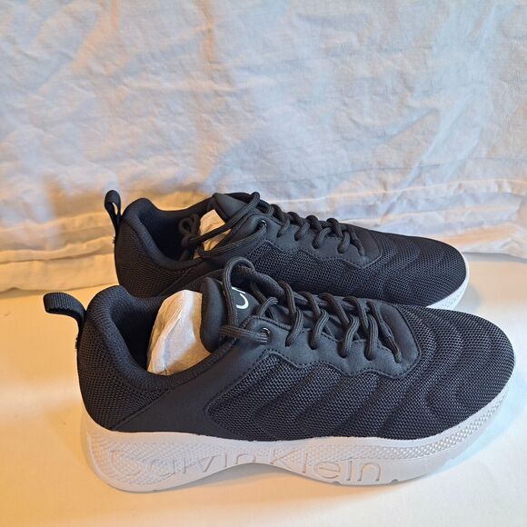 Calvin Klein KC Cecyle Black White Sneaker Athletic Shoe Women's 9.5M New In Box - Picture 12 of 15